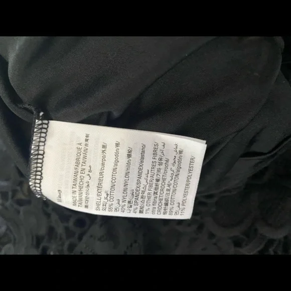 NWT Alfani Floral Lace Crochet Trim Cocktail Dress - Picture 7 of 9